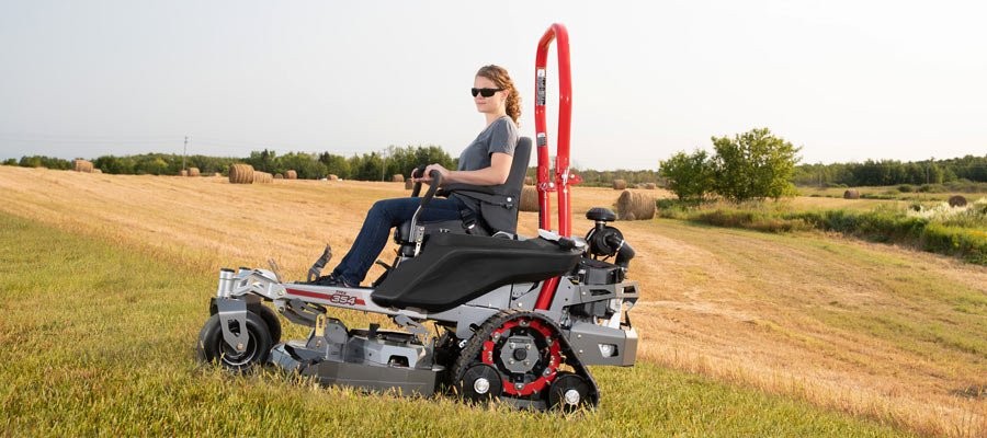 Tracked Zero Turn Mower in Field