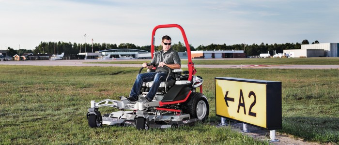 Altoz XC Zero Turn Mower at Airport