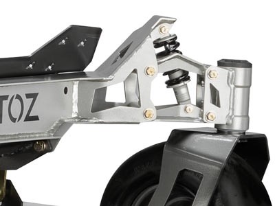 zero turn mower front suspension